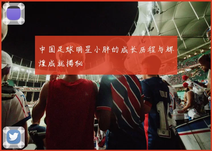 中国足球明星小胖的成长历程与辉煌成就揭秘