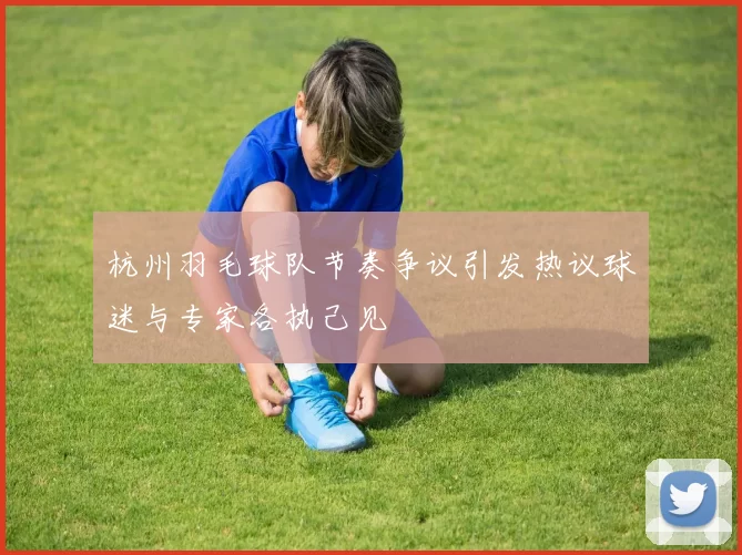 杭州羽毛球队节奏争议引发热议球迷与专家各执己见